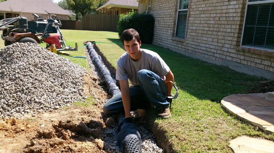 Foundation Drainage in McKinney