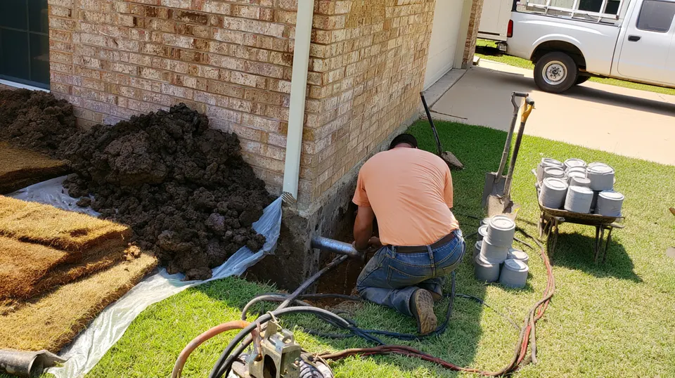 Slab Foundation Repair in McKinney